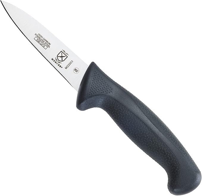 Mercer Culinary M22003 Millennia Black Handle, 3.5-Inch, Paring Knife