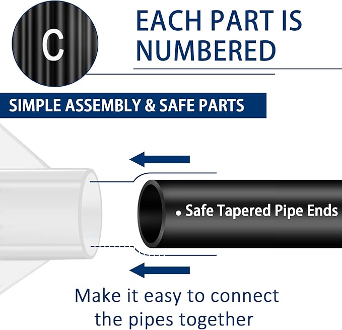 LOKEME Portable Closet, 67 Inch Wardrobe Closet for Hanging Clothes with 4 Hanging Rods, 25mm Steel Tube Clothes Storage Organizer for Extra Sturdy, Quick and Easy to Assembly, Black Cover