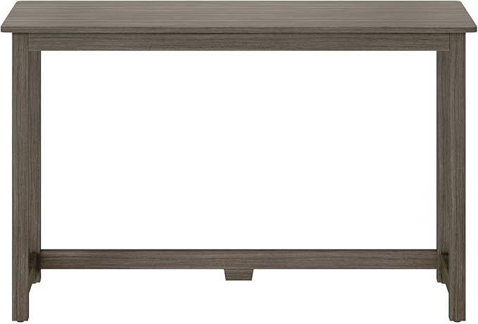 Max & Lily Solid Wood Desk, 47 Inches, Clay
