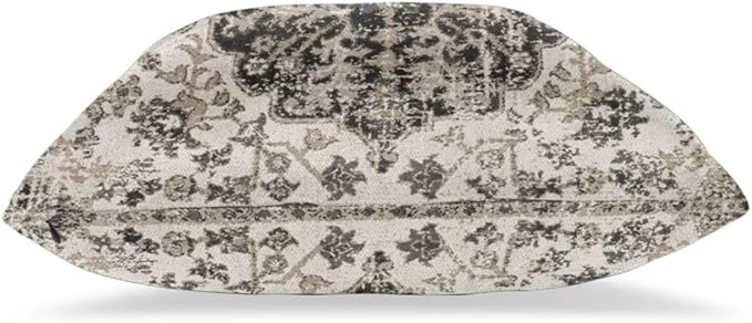 Boho Throw Pillow Covers 22x22 Set of 2, Black Brown Carpet Pattern Pillow Covers Ethnic Rustic Farmhouse Cushion Cases Linen Decorative Gifts for Couch Sofa Indoor Outdoor