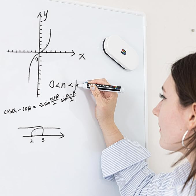 Dry Erase Markers, 48 Count 6 Vibrant Colors, Chisel Tip, Low Odor, Easy Erase, Whiteboard Markers for Classroom, Office, Home, Teachers, Kids, Creative Projects, Back to School Supplies