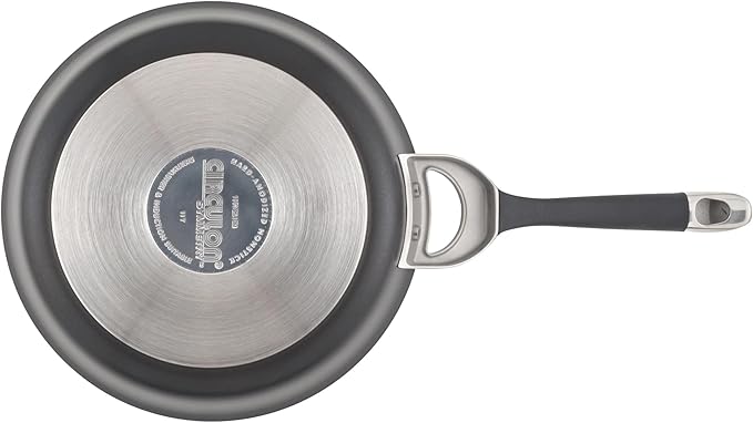 Circulon Symmetry Hard-Anodized Nonstick Frying Pan, 8.5-Inch, Black