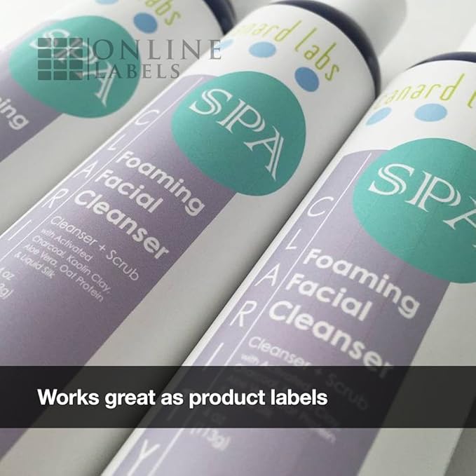 4 x 3 Rectangle Mailing Labels - Permanent, White Matte - Shipping, Wine, Product - Pack of 6,000-1,000 Sheets - Inkjet/Laser Printers - Online Labels