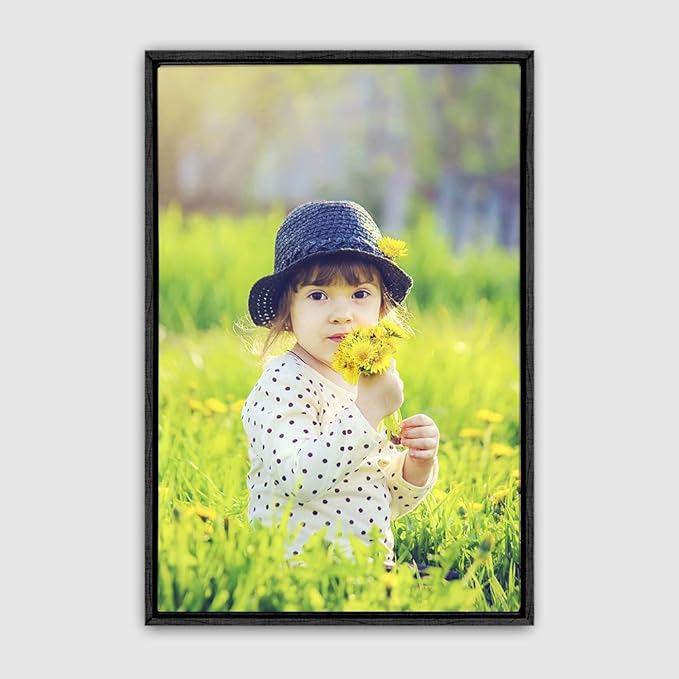 wall26 Framed Custom Canvas Wall Art for Living Room, Bedroom Canvas Prints for Home Decoration Ready to Hang - 16"x24", Black Frame