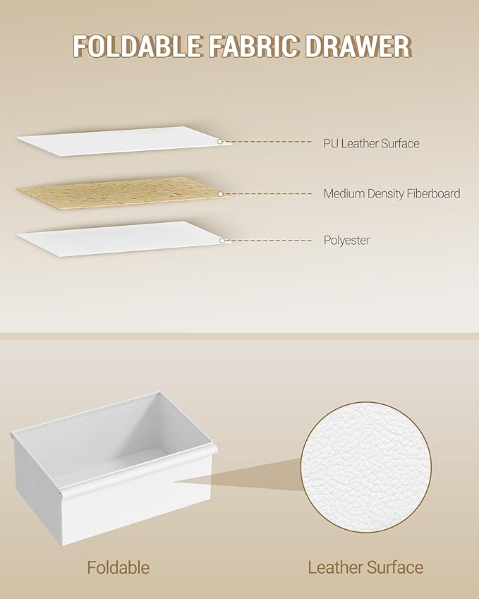 Toy Storage Organizer, Toy Shelf with 8 Storage Bins, Playroom Storage, Kids Bookshelf, 4-Tier Toddler Bookshelf for Children's Room, Bedroom, Living Room, Study Room, Nursery White KB42003W