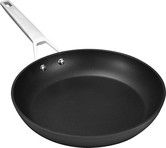 MsMk 11 Inch Nonstick Frying Pan，Titanium and Ceramic Nonstick Large Skillet Pan, PFOA Free, Non-Toxic, Stay-Cool Handle, Scratch-resistant, Dishwasher Safe, Oven Safe to 700°F