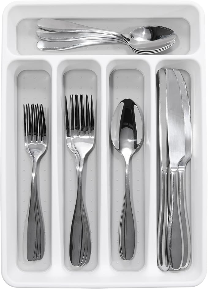 madesmart Mini Silverware Tray, White