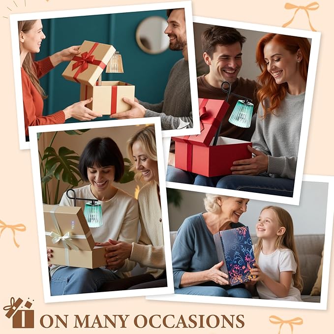 SHARE&CARE Candle Warmer Lamp - Metal Wax Melter with Timer & 4 Dimming Modes, Gift-Ready for Women, Christmas, Birthday (Black)