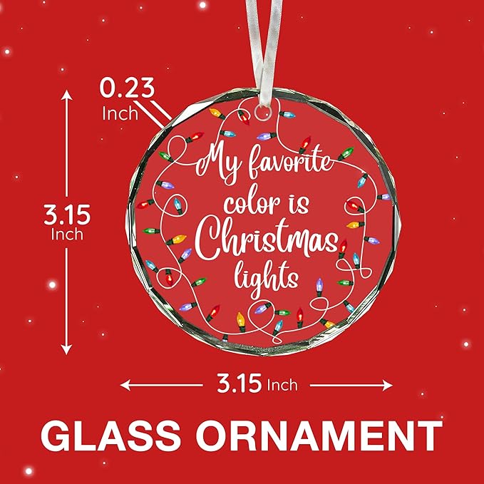 Unique Christmas Ornaments - Fun and Funny Xmas Tree Ornaments for Kids and Adults, 2025 Edition Light up Christmas Decorations, Single and Unique Ornaments for Hilarious Xmas Celebration