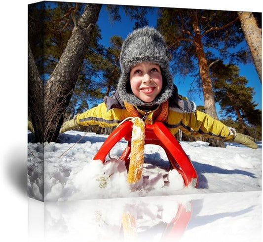 wall26 - Personalized Photo to Canvas Print Wall Art - Custom Your Photo On Canvas Wall Art - Digitally Printed - 20" x 16"