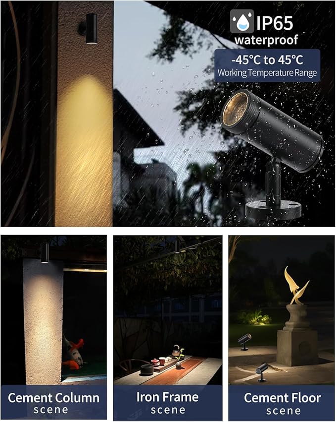 LED Modern Outdoor Wall Lights, Exterior Lighting, 7W Black Exterior Wall Lighting, 400LM Wall Sconces, Waterproof IP65 Porch Light for House Patio Garage Garden CRI 90