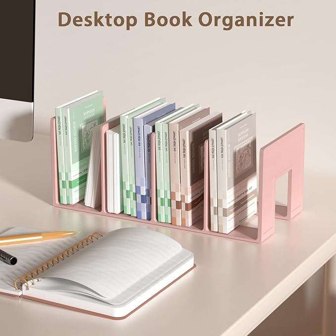 Kids Shoe Rack - 2 Pack Shoe Organizer for Toddlers & Children, Space-Saving Nursery Shoe Storage Shelf, Small Baby Shoes Display Rack for Closet/Entryway, for Desk File Book Organizer(Pink)