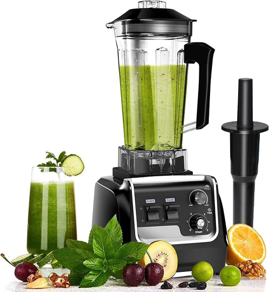 Professional Blenders for Kitchen, 2L Large Capacity Smoothie Blender, 2200W High Power Home and Commercial Countertop Blender, 68oz BPA Free Blender for Shakes and Smoothies with Timer, Crushing Ice