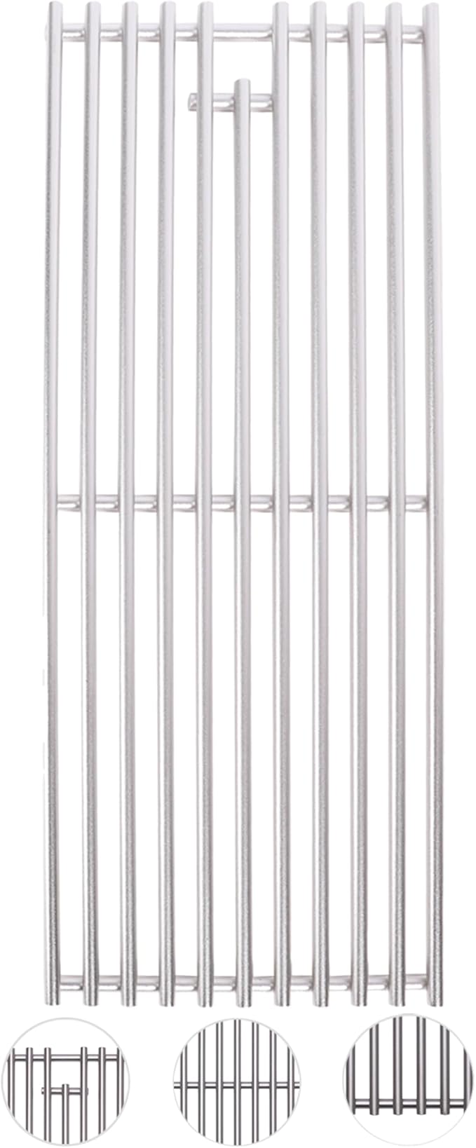 2025 1 Pc 18 x 7-3/8 Upgrade Heavy Duty Cast Shot Blasting Stainless Steel 5/16 Rod BBQ Cooking Grill Grate Replacement Part for Blaze Grill 3, 4, 5 Burner Grill Models, AOG, RCS, Summerset Sizzler