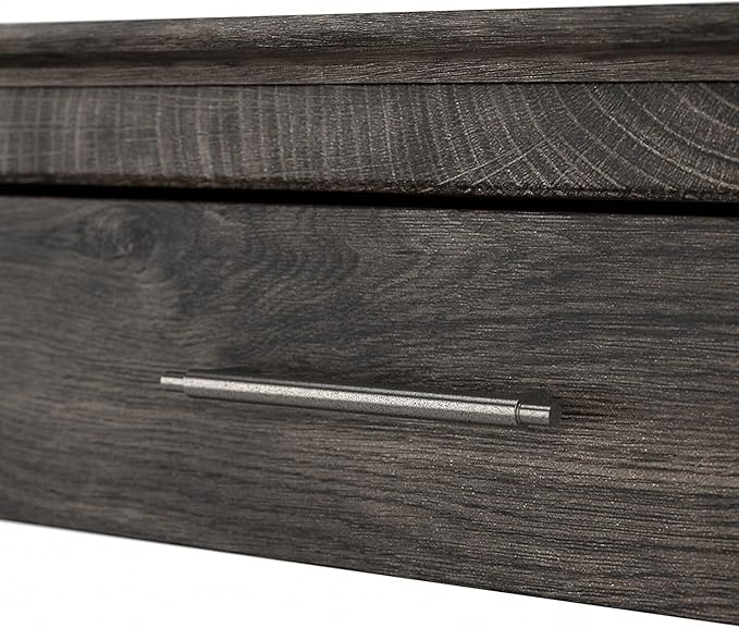 Bush Furniture Key West Coffee Table with Storage in Dark Gray Hickory