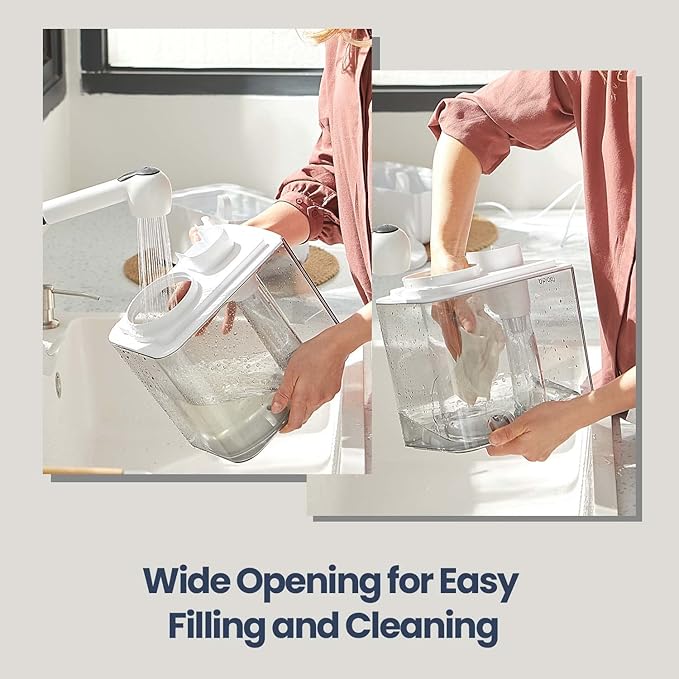 6.5L Smart Humidifiers for Large Room Bedroom Home, Cool Mist Ultrasonic Vaporizer, Auto Humidify Control for Baby and Plants, Essential Oil Diffuser with Night Light, Timer