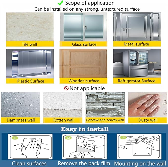 Magnetic Dry Erase Whiteboard Paper 17" x 24" Self Adhesive White Board Sticke with Marker, Magnetic Eraser, Magnets for Kid Whiteboard Stick Wall Peel and Stick Wallpaper Office Home