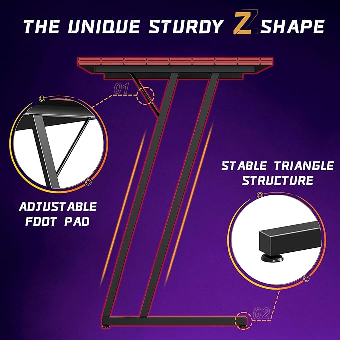 Homall L Shaped Gaming Desk Computer Corner Desk PC Gaming Desk Table with Large Monitor Riser Stand for Home Office Sturdy Writing Workstation (Black, 66 Inch)