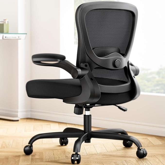 Marsail Office Chair Ergonomic Desk Chair with Adjustable Lumbar Support Breathable Mesh Computer Chair Executive Rolling Swivel Comfy Task Chair for Home Office Gaming