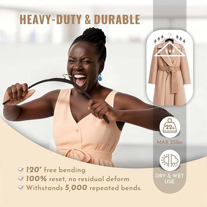 30 Pack Velvet Shirt Hangers, Non-Slip Slim Flocked Clothes Hanger with 360° Swivel Hook, Space-Saving Felt Hangers for Coats, Sweaters, Blouses, Tank Tops(Black)