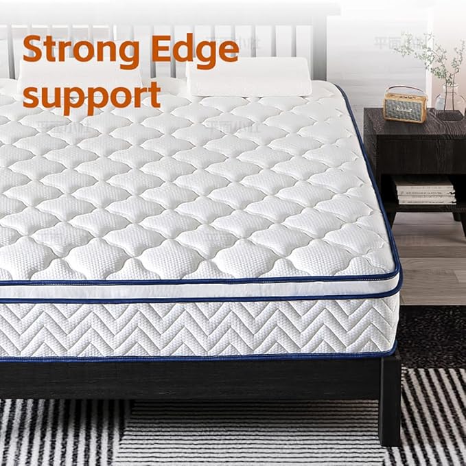 14 Inch Full Hybrid Mattress in a Box - Gel Memory Foam & Pocket Springs for Pressure Relief & Cooling Support, CertiPUR-US Certified, Fiberglass-Free (54x75 Inches)