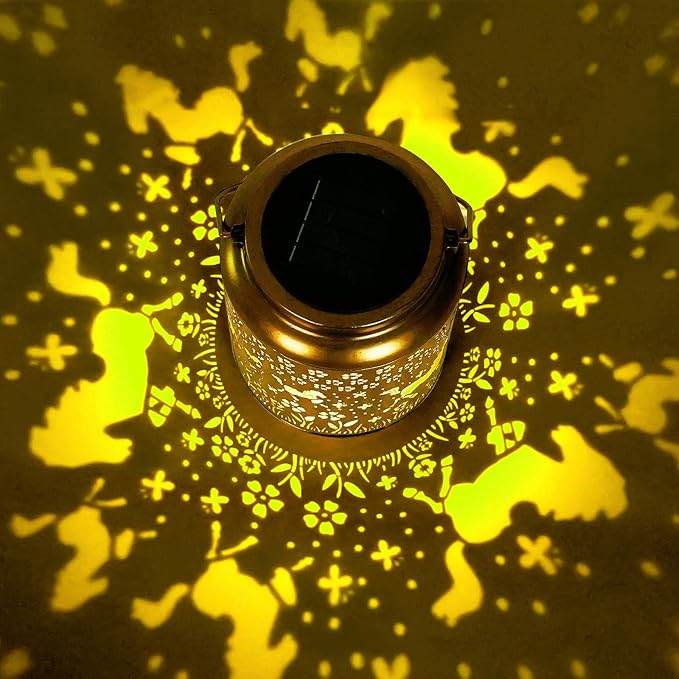 Solar Lanterns Outdoor, Horse Lantern Garden Decor Waterproof Decor Light Hanging Solar Lights Yard Decor, Gifts for Women, Gifts for Mom, Gifts for Grandma