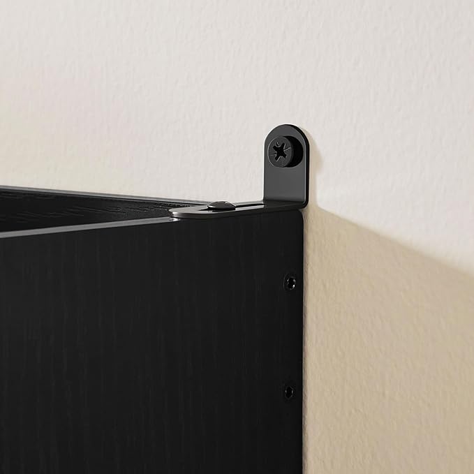 Yaheetech 6-Tier Open Bookcase and Bookshelf, Modern Simple Floor Standing Display Storage Shelves with Top Open Compartment for Home Office, Living Room, Bed Room - Black