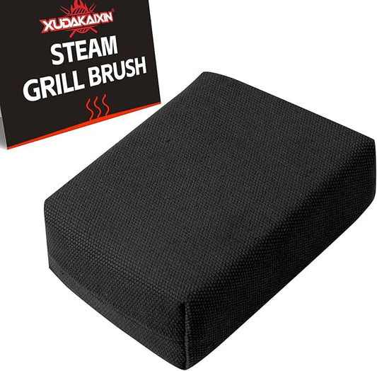 Grill Brush Bristle Free,(Only Replaceable Cleaning Head No Grill Brush)-Black