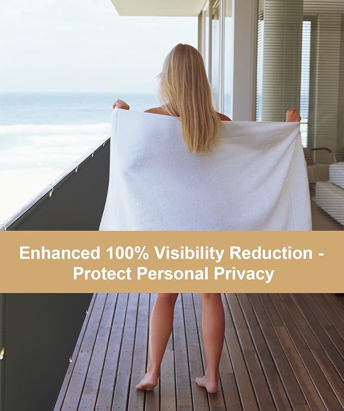 FLASLD Heat Shield Behind Grill, Fireproof Cover and Screen Protect Deck Railing from Grill, BBQ Fence Heat Shield for Wood Stove, Deck Railing Protector for Grill, Fireplace