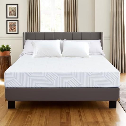 5 Inch Queen Size Mattress, Gel Memory Foam Mattress Queen Mattresses Medium Firm Mattresses for Pressure Relief,Mattress in a Box,CertiPUR-US Certified