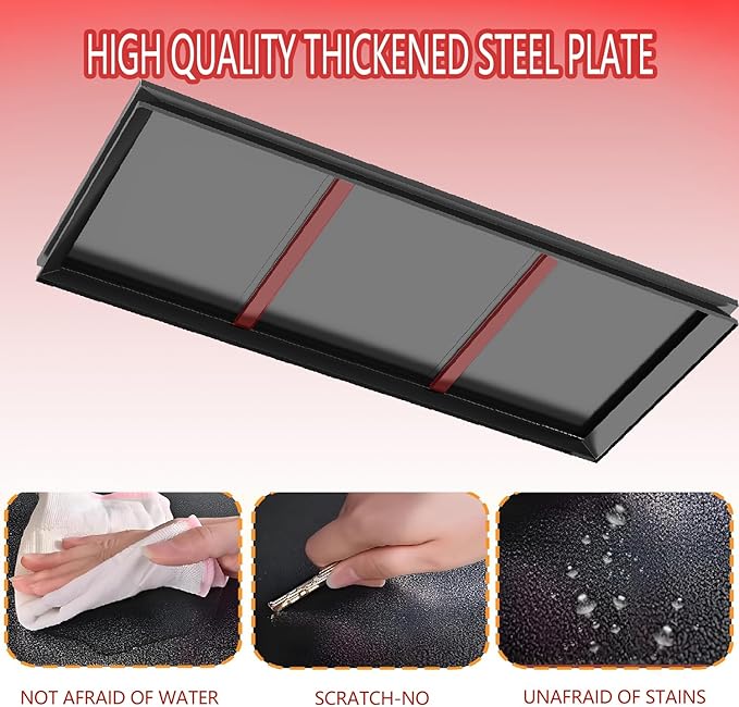 87" H Garage Shelving Unit and Storage, 5-Tier Heavy-Duty Adjustable Shelf Easy Assembly, Steel Shelves for Storage, Metal Garage Shelving for Industrial, Warehouse, Basement, Pantry, Black