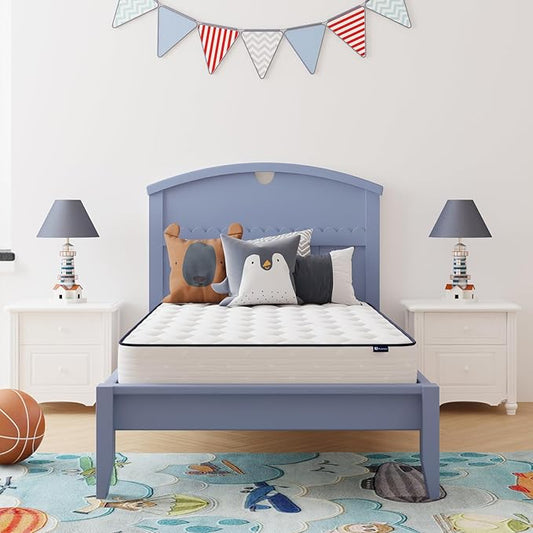 Avenco 8 Inch Full Mattress, Mattresses in a Box, Medium Soft, Breathable Fabric Cover & Adaptive Support, CertiPUR-US Certified, Full Size Mattress in Guest and Kids Bedroom