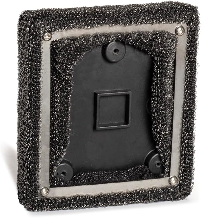 BBQ-AID 2-Pack Bristle Free Grill Brush Replacement Heads, Grill Cleaning Bristle Free Brush - for 2025 Model Brush and Scraper. Stainless Steel Poly Mesh Blend - No Scratch Cleaning for Any Grill