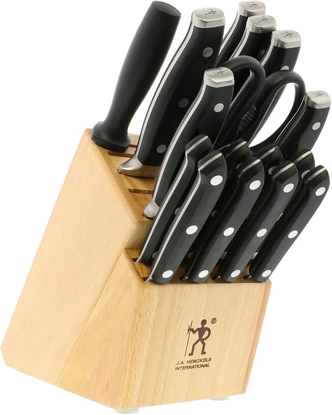 HENCKELS Forged Premio 17-pc Knife Block Set