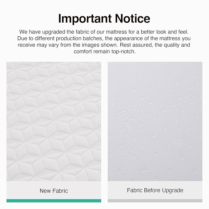 Novilla 12 Inch Mattress Queen Size, Queen Mattresses in a Box with Memory Comfort Foam & High-Density Support Foam for Refreshed Sleep & Pressure Relief with Edge Support Medium Firm