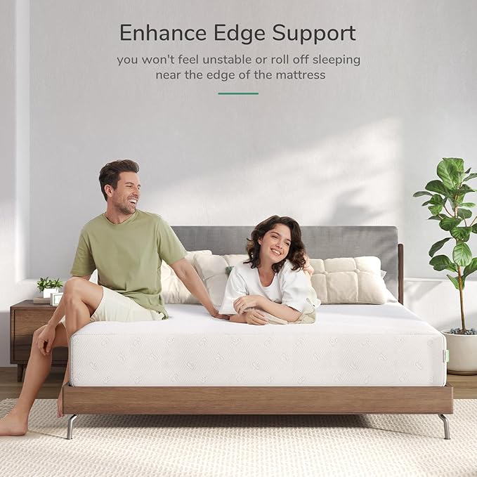 Novilla Full Mattress, 10 Inch Memory Foam Mattress Full Size WithComfort Foam for Pressure Relief & Cool Fresh Sleep,Removable Washable Cover,Full Memory Foam Mattresses, Medium Firm