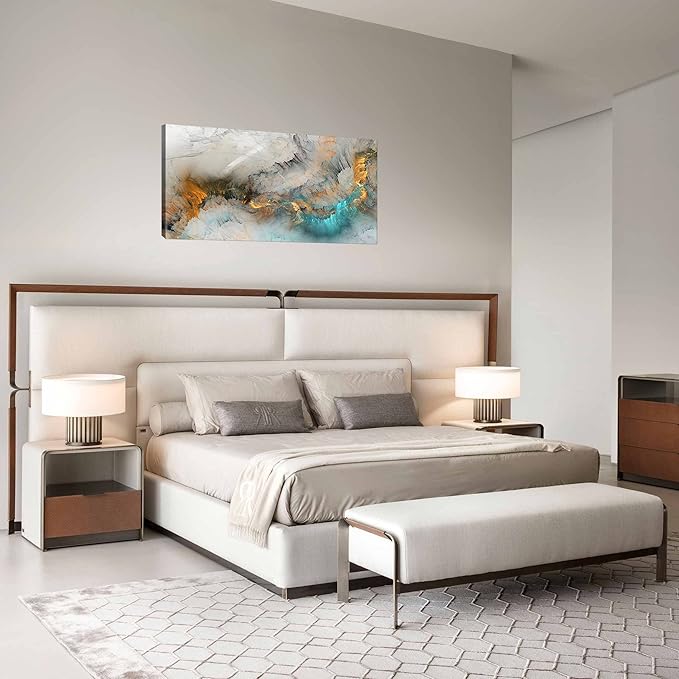 XXMWallArt FC3250 Abstract Canvas Wall Art Fancy Paint Canvas Print Painting Artwork for Living Room Bedroom Kitchen Home and Office Wall Decor