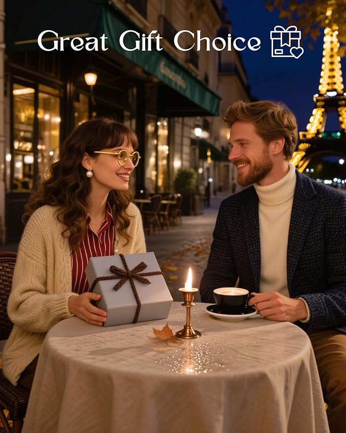 Mini Candle Set | Scented Candles Gift Set | 4 Pack Candles for Home Scented Candle,Apple Pumpkin Cinnamon Pine Champagne Candle,Gift Set for Women and Men,Soy Wax 14 oz 86 Hour