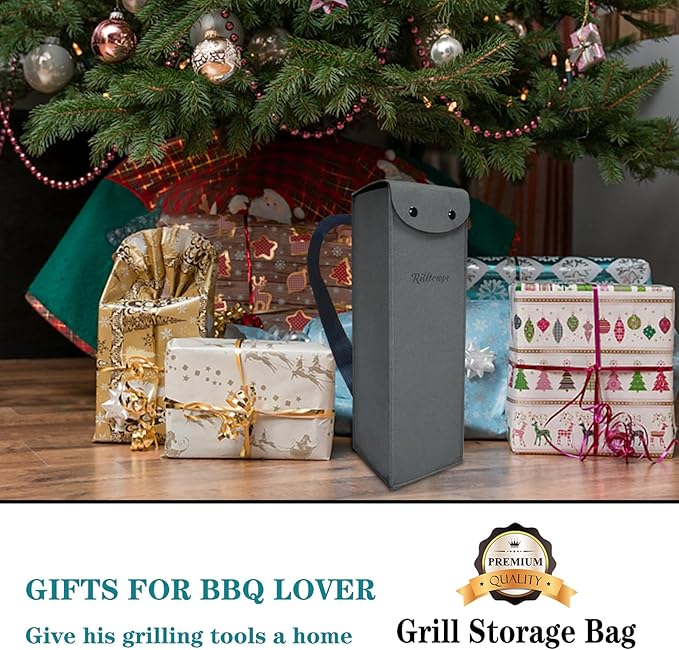 Grill tool bag，BBQ tool storage，Grilling Bags for Outdoor Grilling, Grill tool storage， BBQ tool bag， grill utensil storage,Foldable Grill Bag for Camping and Hiking BBQ.