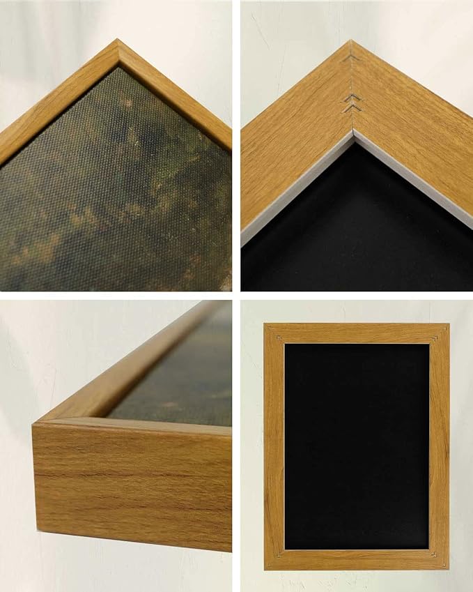 InSimSea Framed Canvas Wall Art Vintage Decor, Room Decor Roses by Abbott Handerson Thayer Rustic Style Artwork, Retro Paintings Prints Kitchen Bathroom Office Farmhouse Wall Decor, 12"x16"