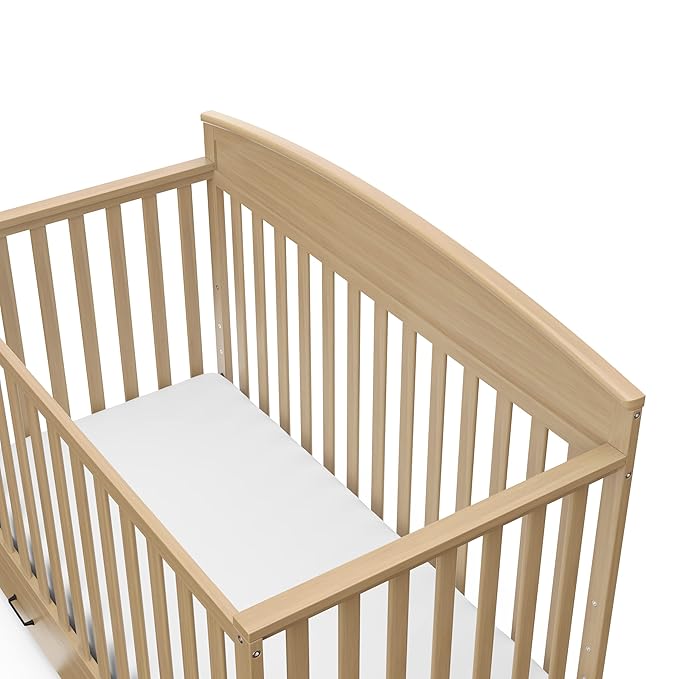 Graco Benton 5-In-1 Convertible Crib With Drawer (Driftwood) - Converts From Baby Crib To Toddler Bed, Daybed And Full-Size Bed, Fits Standard Full-Size Crib Mattress, Adjustable Mattress Support Base