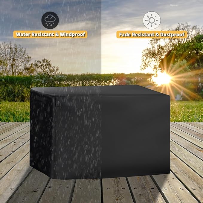 Grill Cover for Magma Boat Grill, Heavy-Duty 600D BBQ Cover for Magma Pontoon Boat Grill