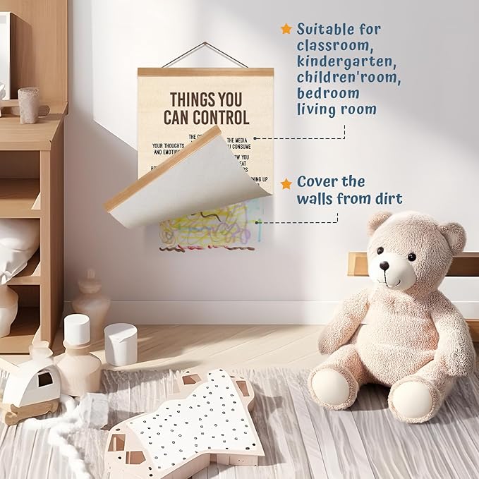 ZTGDA Positive Affirmation Poster,Things You Can Control Poster,Mental Health Gaming Wall Art, Positive Motivational Canvas for Teen Room, Counseling Office, Therapy, or Classroom Decor(Control)