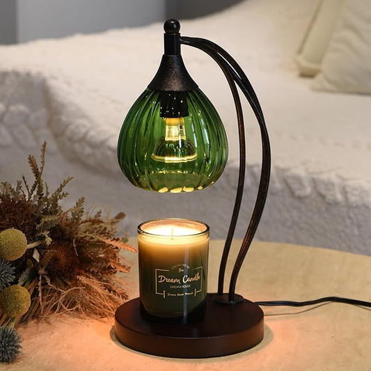 Candle Warmer Lamp, Electric Candle Warmer with Timer Dimmer - Candle Lamp Warmer for Scented Jar Candles - Candle Melter Lamp for Housewarming Gifts New Home Decor