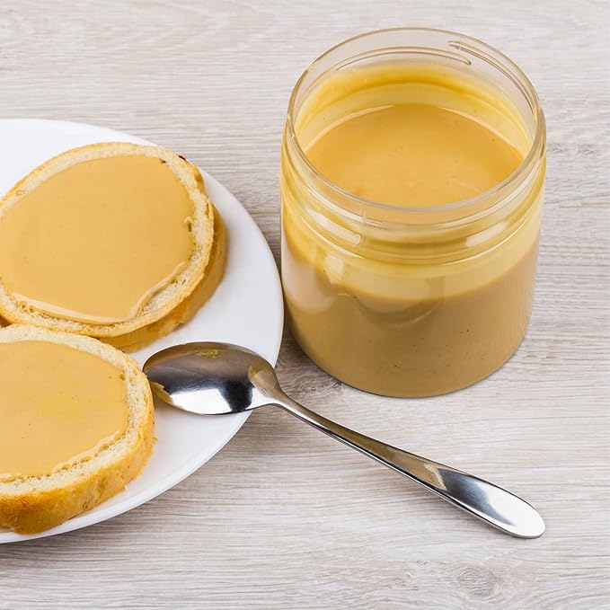 Rocutus 13oz Clear Plastic Storage Jars Containers,8 Pack Refillable Wide-Mouth Plastic Slime Containers for Beauty Products,Kitchen & Household Storage - BPA Free (13 OZ)