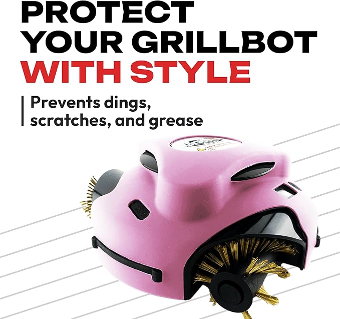Grillbot Silicone Covers, Ultimate Protection for Your Robotic Grill Cleaner - Durable, Heat & Weather Proof, Easy-to-Use Grillbot Skin