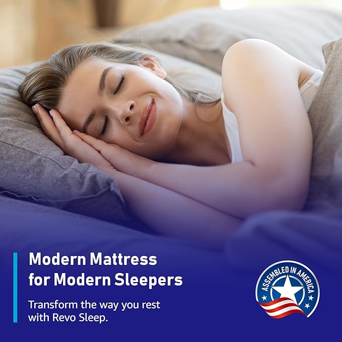 REVO Sleep Gel Memory Foam Mattress, 10-Inch California King – Cooling Gel Foam Mattress with Supportive Pressure Relief and Breathable Comfort – Deep, Restorative Sleep