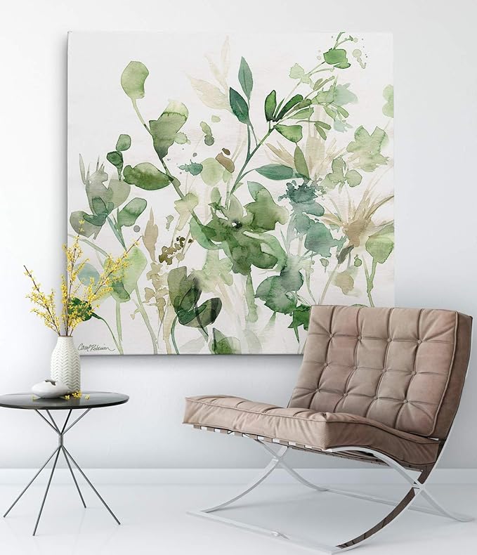 Wexford Home Sage Garden I -Gallery Wrapped Canvas Art Print, 16X16,