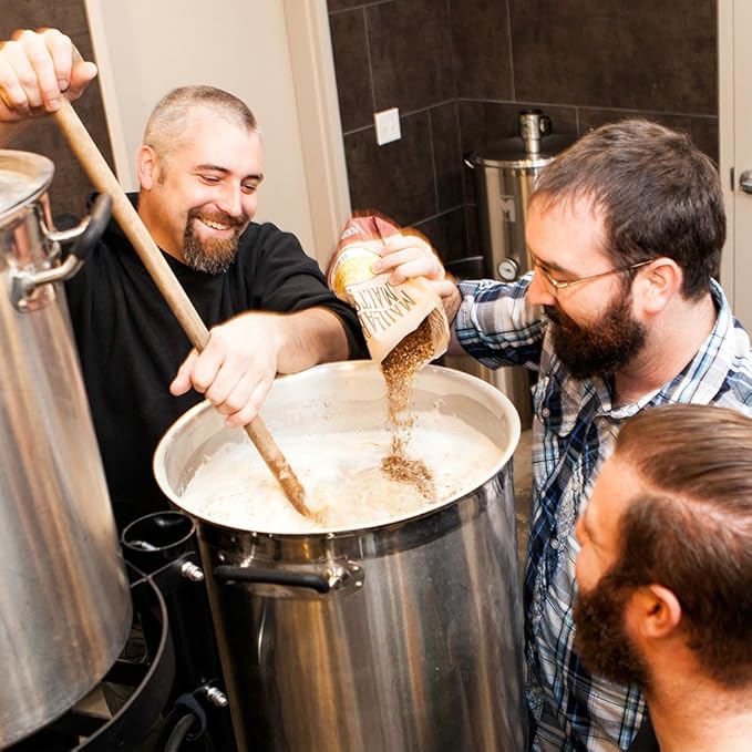 Northern Brewer - MegaPot Stainless Steel Brew Kettle with Volume Markings (8 Gallon w/Valve)