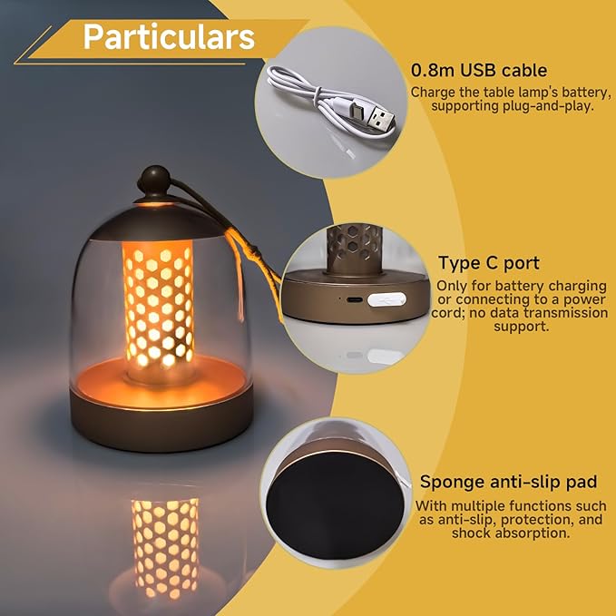 Touch Night Light with Dimmable & Adjustable Color Temperature, USB Rechargeable Portable Bedside Lamp for Bedroom Living Room Baby Nursery – 9 Hour Long Battery Life (Rosegold)